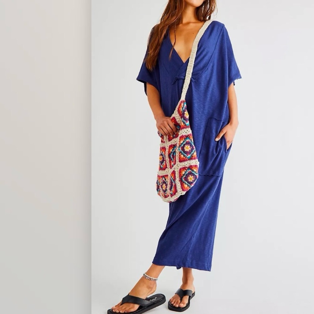 Free People Blue Maxi Dress